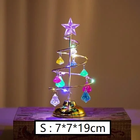 Led night lights Christmas tree decoration lights diamond ambient lights Christmas decoration children's gifts