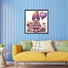 Flower Garden Girl - Crystal Rhinestone Diamond Painting
