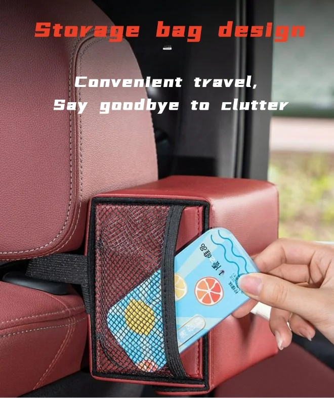 Car multifunctional folding tissue box