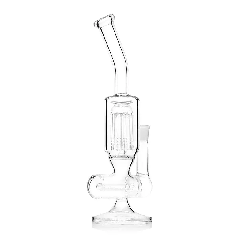 13" Bent Neck Bong Tree Percolator Inline Diffuser Water Pipe