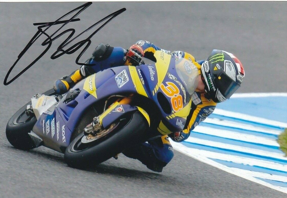 xx BRADLEY SMITH Signed Moto2 TECH3 RACING Colour Photo Poster painting