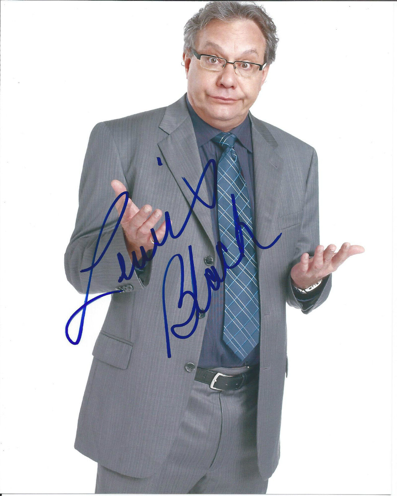 COMEDIAN LEWIS BLACK HAND SIGNED AUTHENTIC 8X10 Photo Poster painting w/COA ACCEPTED DAILY SHOW