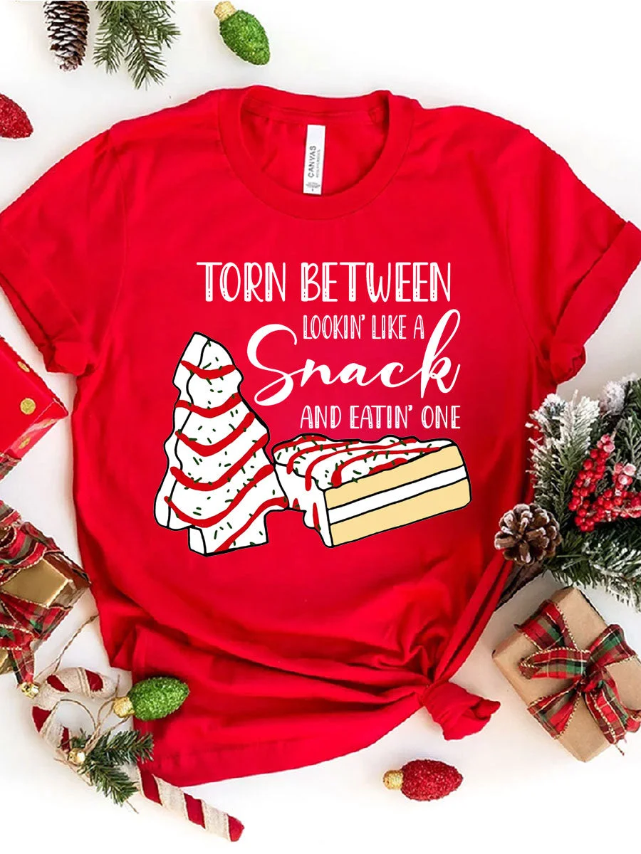 Torn Between Lookin' Like A Snack And Eatin' One T-shirt