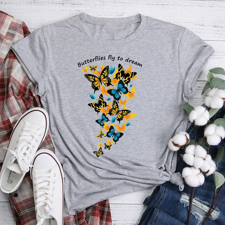 ANB - Butterflies fly to dream  T-Shirt Tee-05192