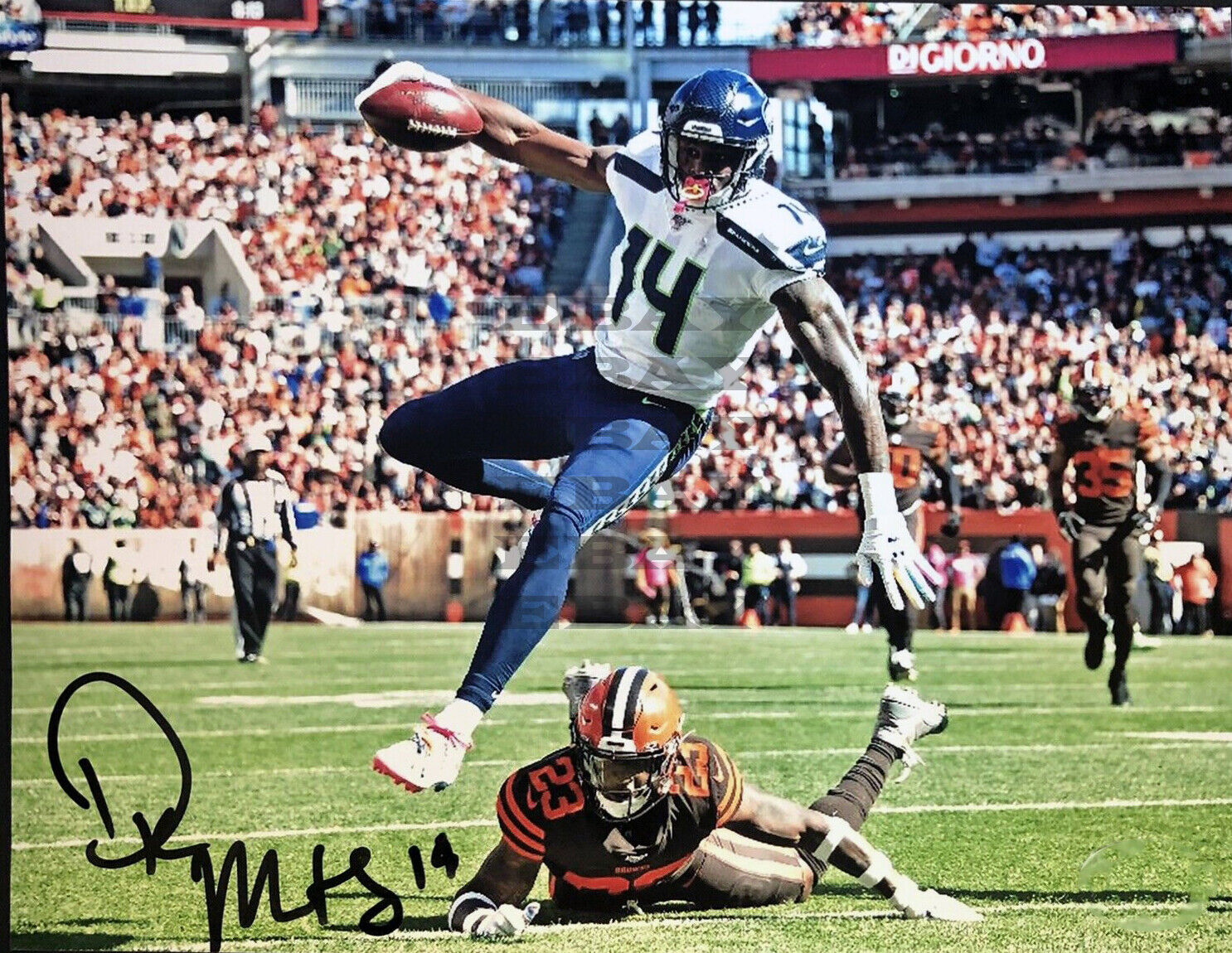 DK Metcalf Seahawks Signed Autographed 8x10 Photo Poster painting Reprint