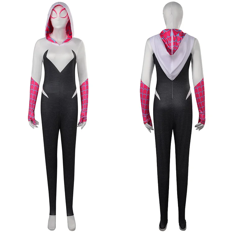 ✨In Stock✨Spider-Man: Across The Spider-Verse Gwen Stacy Cosplay Costume Halloween Carnival Party Suit
