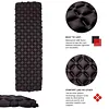Outdoor Inflatable Mat Portable Nylon Sleeping Pad Waterproof Folding Tent Mat