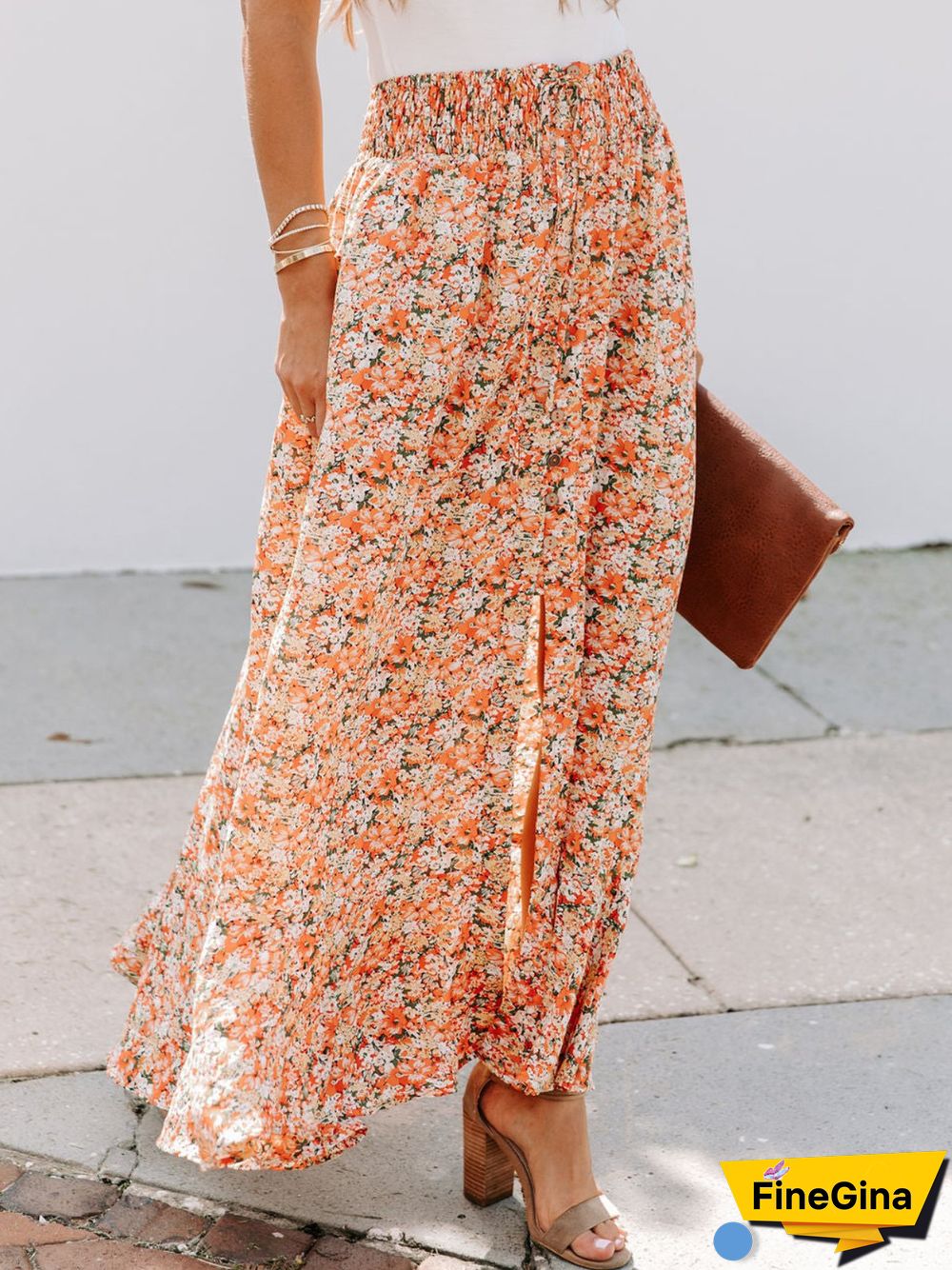 Casual Floral Skirts