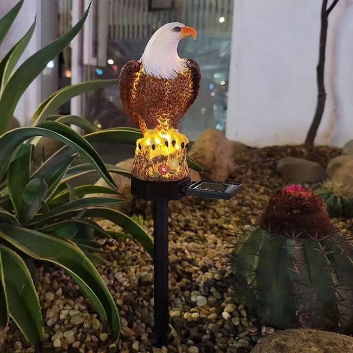 (🔥SUMMER HOT SALE - 40% OFF)Eagle Figure Garden Solar Post