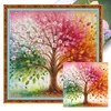 Four Seasons Tree-11CT Stamped Cross Stitch 45*45cm/17.72*17.72in