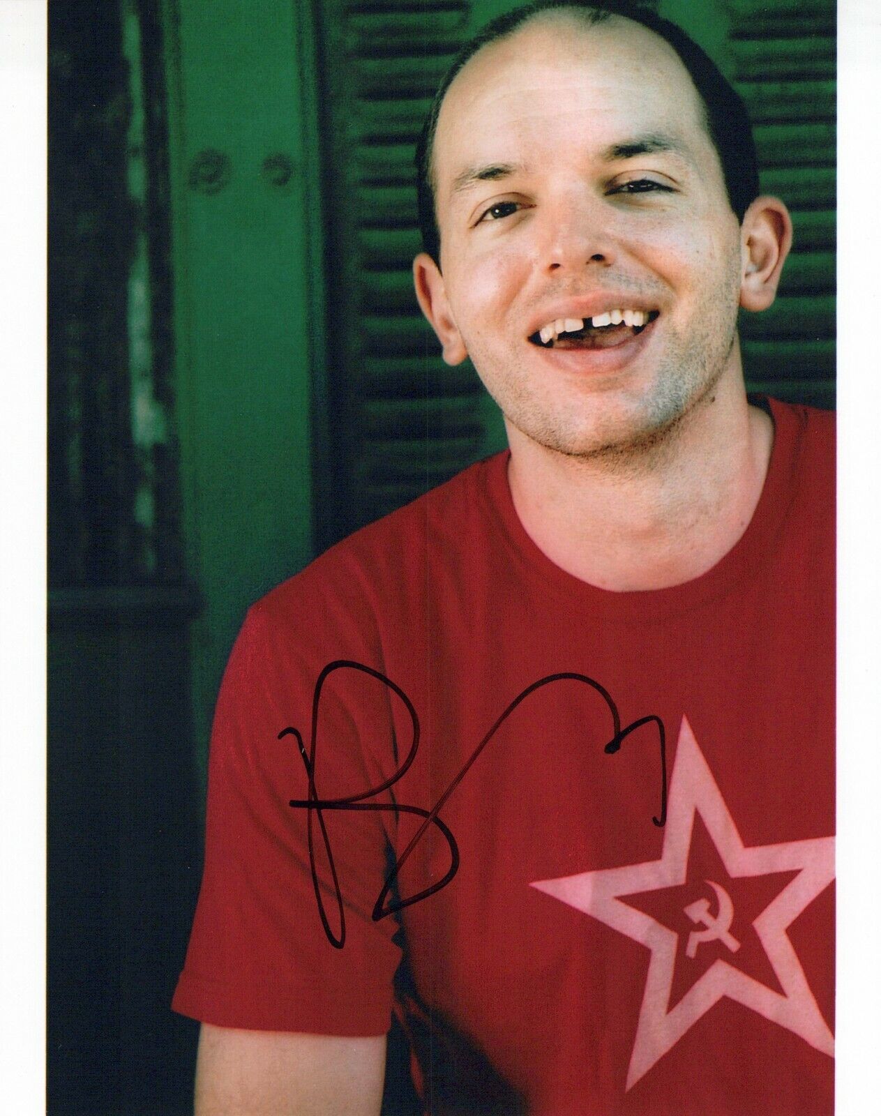 Paul Scheer head shot autographed Photo Poster painting signed 8x10 #1