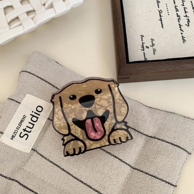 Women’s Cute Dog Arylic Hair Claws