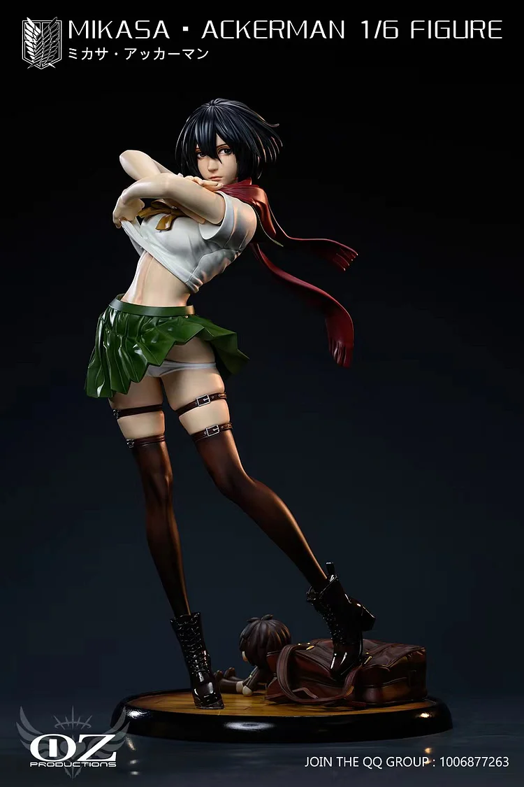 PRE-ORDER Oz Productions - ATTACK ON TITAN - Mikasa Ackerman 16 Statue(GK)  (Adult 18+)