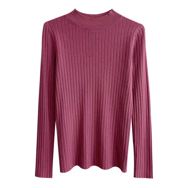 Uveng Uveng Collar Bottomed Bottom Shirt Women With Thin 2025 Autumn And Winter 2025 New Long-Sleeved Knitted Shirt