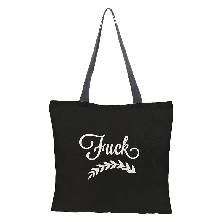 Linen Eco-friendly Tote Bag - Letter