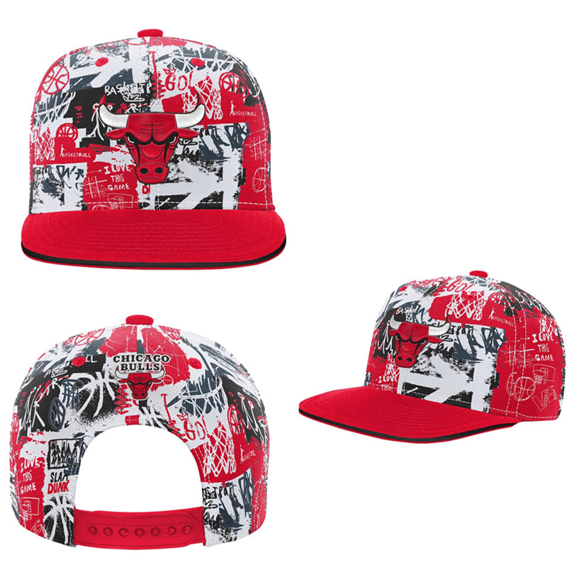 Unisex Sports Basketball Cap Adjustable Size Baseball Cap Flat Brim Hat