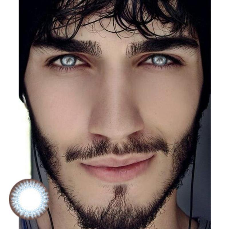 Men's star light color (12 months) contact lenses