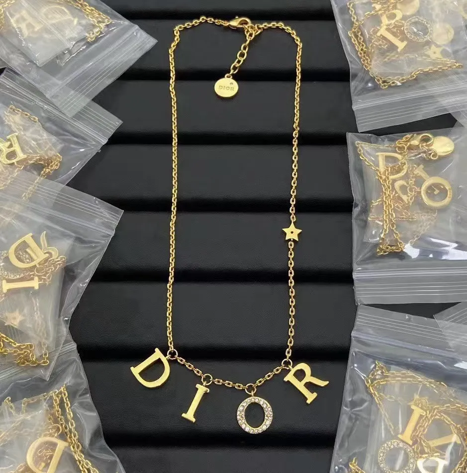 Dior Letter Charms Necklace