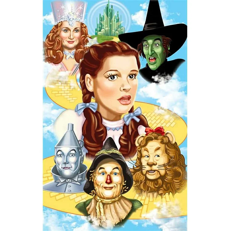 Character - Full Round Drill Diamond Painting - 40x60cm(Canvas)