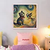 【Limited Stock Sale】Colorful Cat And Bird-11CT Stamped Cross Stitch 40*40cm/15.75*15.75in tapestrymarket