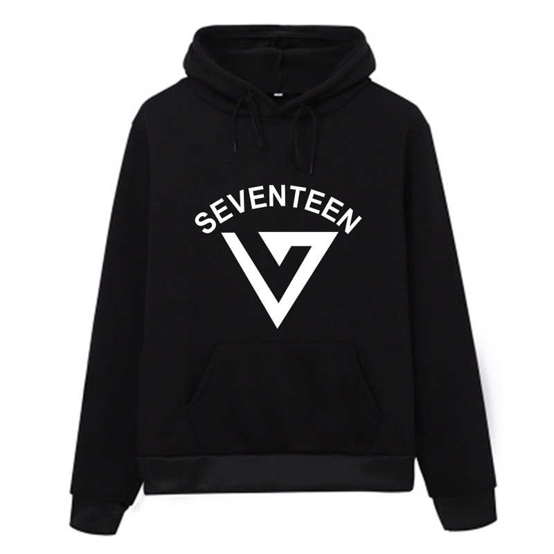 SEVENTEEN Casual Logo Printed Hoodie officialsvtshop