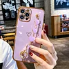 2023 Lovely Plating Heart Bracelet Camera All-inclusive Protective Case For iPhone 12 Pro Max 11 XS Max XR 7 8 Plus