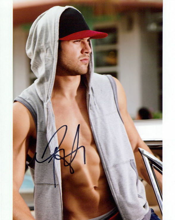 Ryan Guzman shirtless signed 8x10 Photo Poster painting