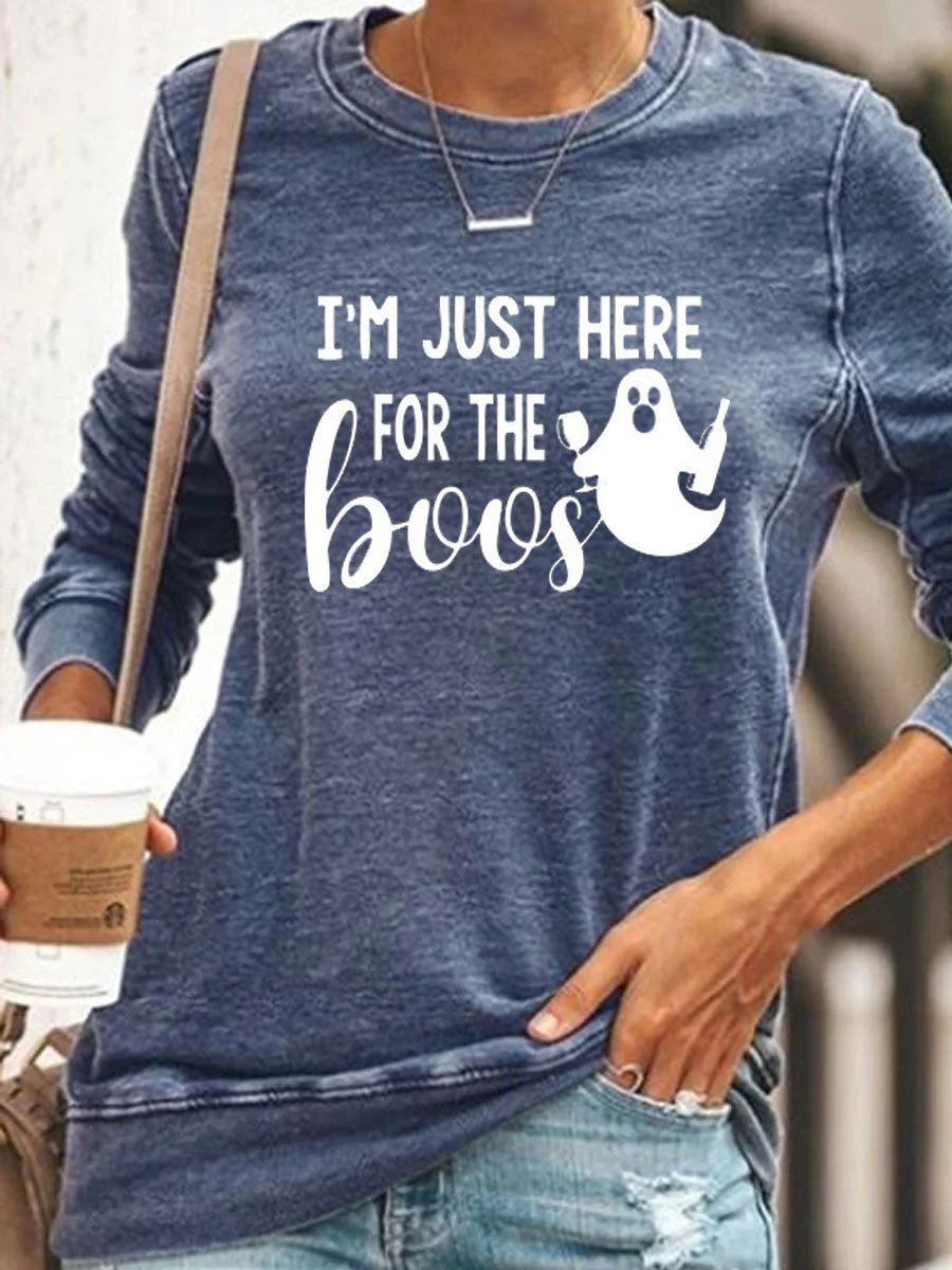 I'm Just Here For The Boo's Sweatshirt