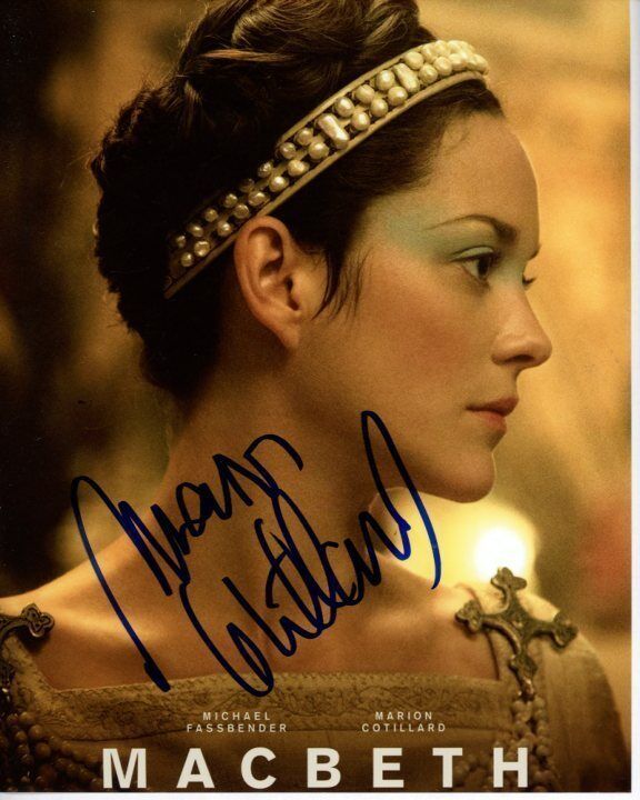 MARION COTILLARD Signed Autographed MACBETH Photo Poster painting