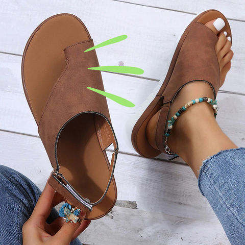 ComfyFootgear™ Bunion Corrector Sandals with Back Strap