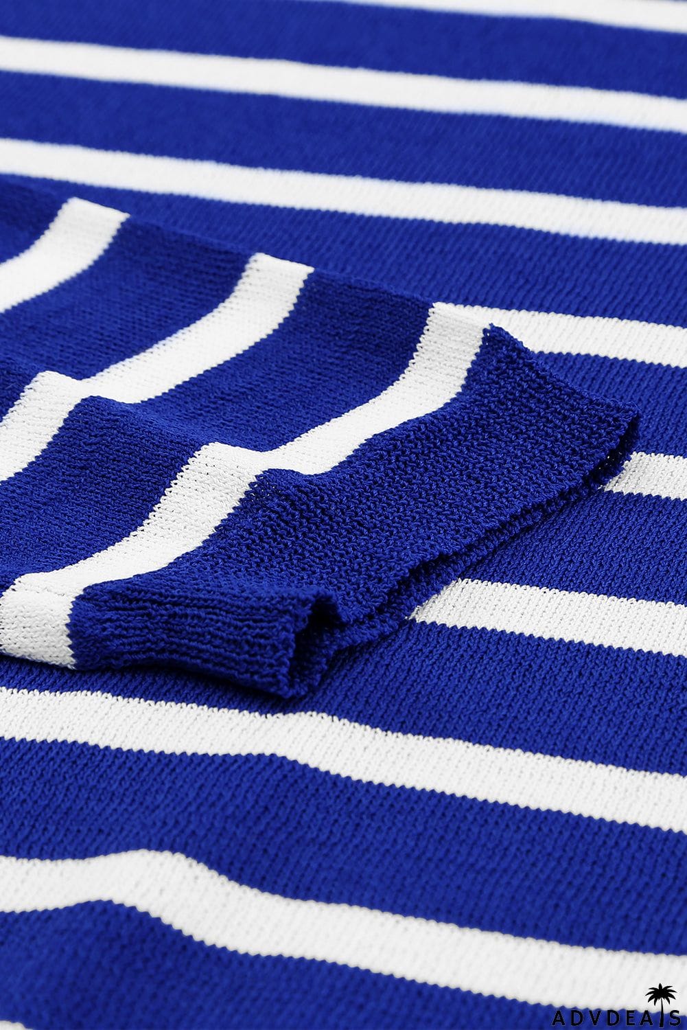 Striped V Neck Sweater