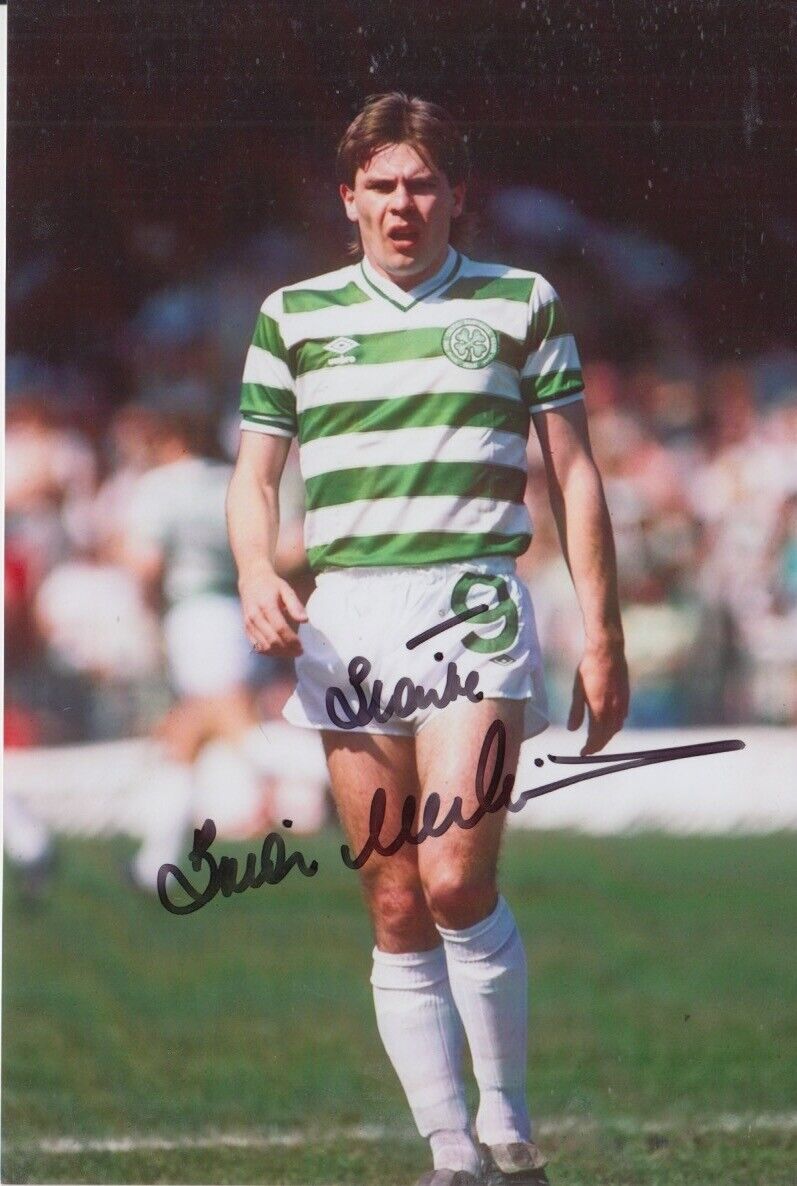 BRIAN MCCLAIR HAND SIGNED 6X4 Photo Poster painting CELTIC FOOTBALL AUTOGRAPH