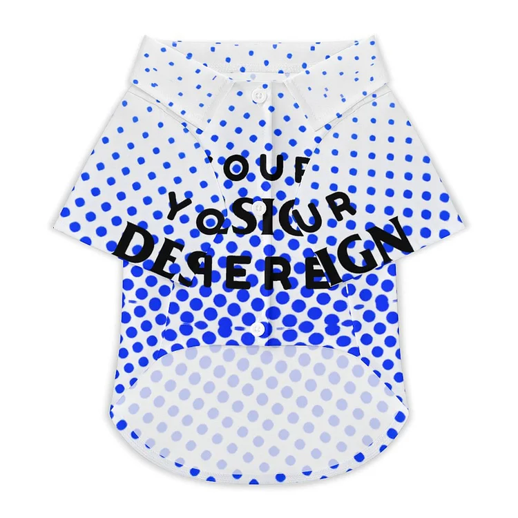 Personalized Design   Pet Shirt Single Image Multi-Pattern Optional