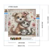 4pcs Diamond Painting-DIY Full Round Drill Warm Cats Dogs