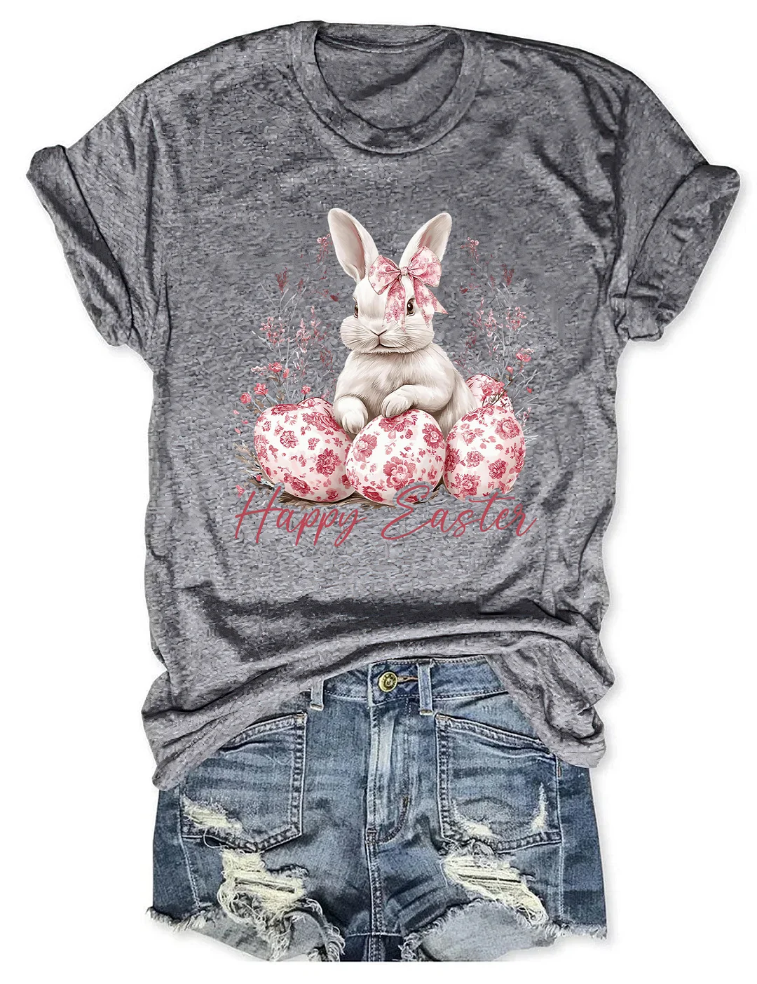 Floral Chinoiserie Bunny T-shirt