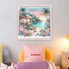 Beach Scenery-11CT Stamped Cross Stitch 40*40cm/15.75*15.75in