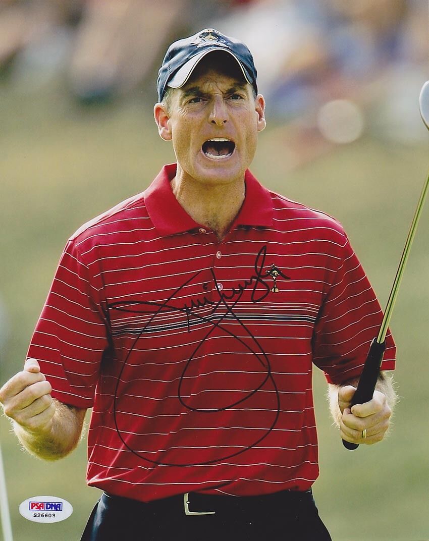 Jim Furyk SIGNED 8x10 Photo Poster painting PGA Tour *VERY RARE* Golf PSA/DNA AUTOGRAPHED