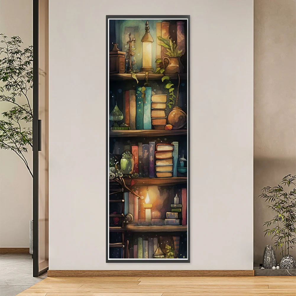 11CT Full Stamped Cross Stitch - Book(Canvas|30*80CM)