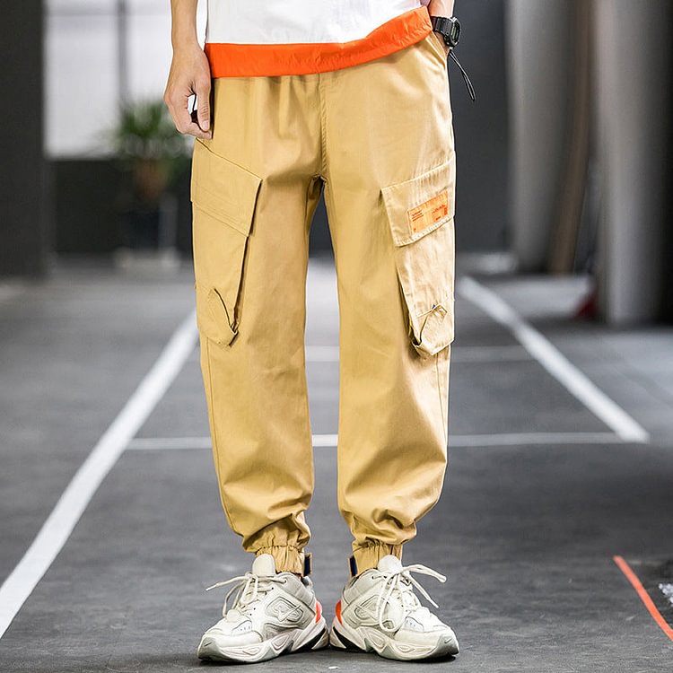 Men's Spring plus Size Retro Sports Trousers Loose Men's Casual Pants Men Cargo Pant