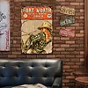 Fort Worth - Vintage Metal Signs - 20*30cm/30*40cm - Western