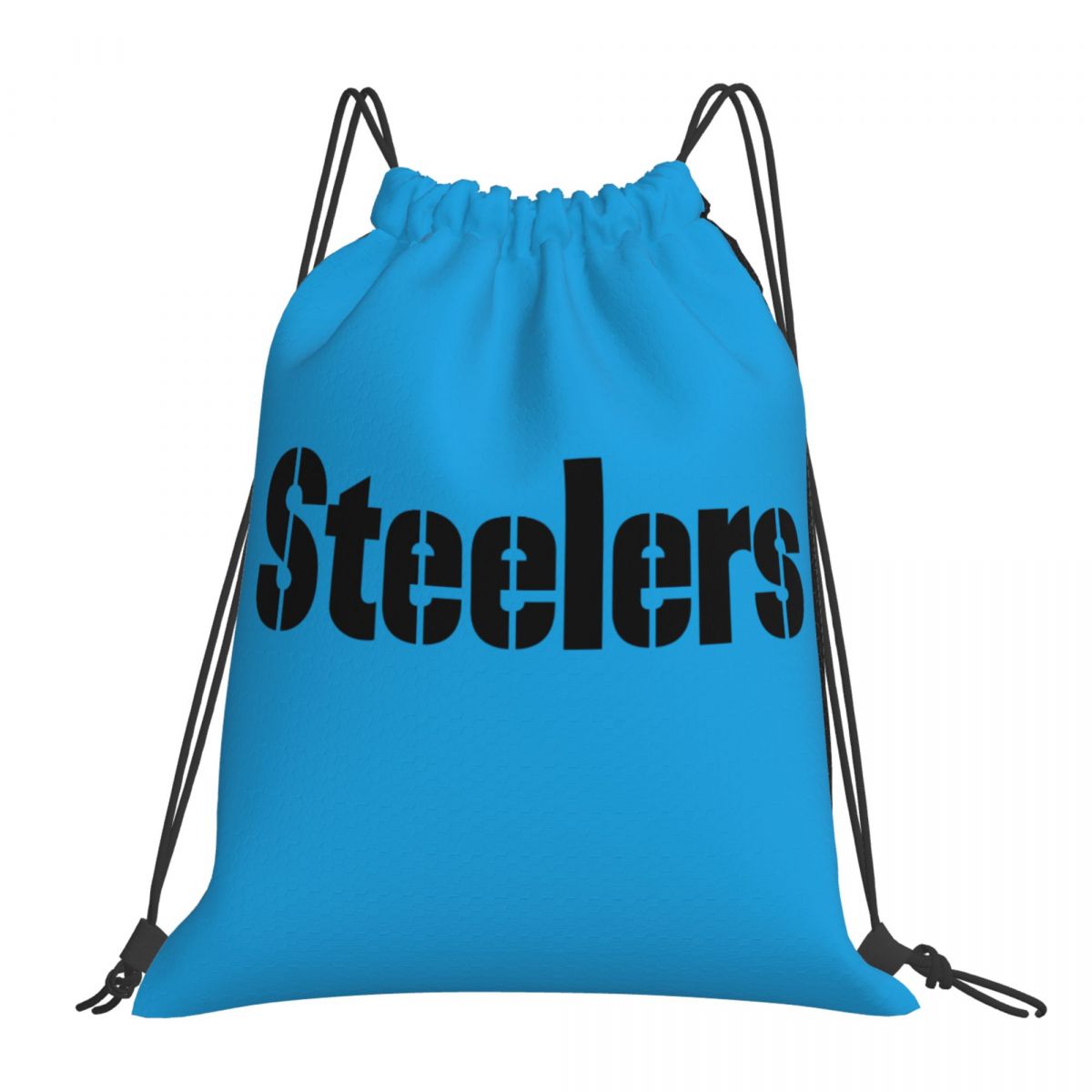 Pittsburgh Steelers Wordmark Foldable Sports Gym Drawstring Bag