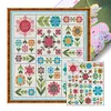 Jigsaw Puzzle May Garden-14CT Stamped Cross Stitch Egyptian Cotton 38*41cm/14.96*16.14in tapestrymarket