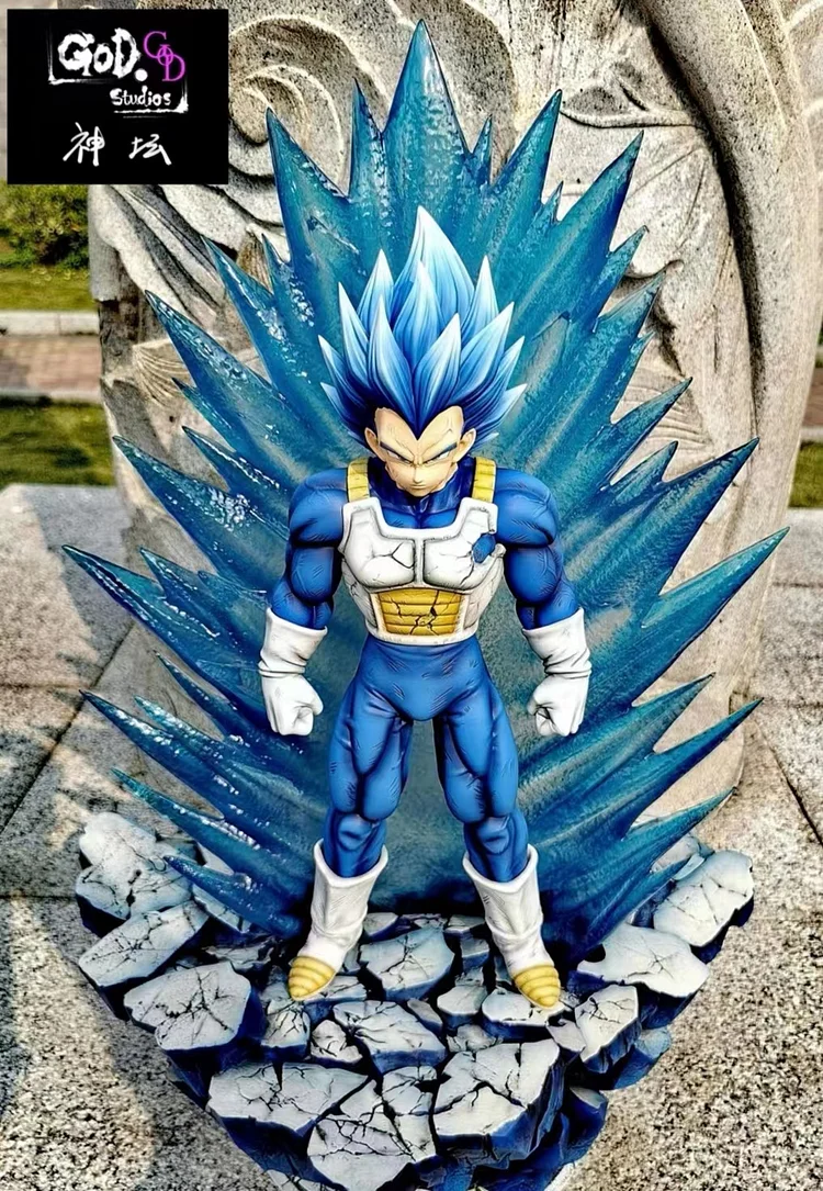 1/6 Scale Super Saiyan Blue Gogeta with LED - Dragon Ball Resin