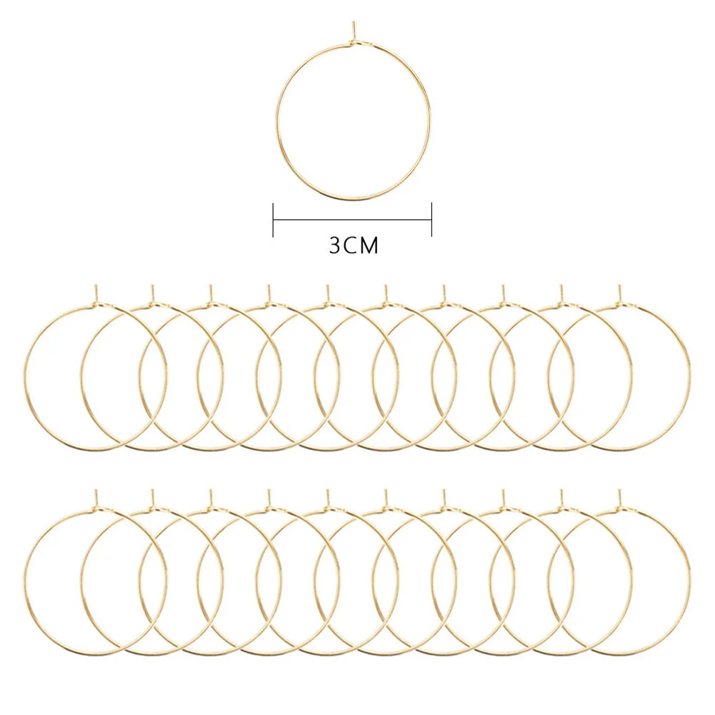 DIY Hang-up Ring Diamond Storage Rack Accessories Sets (30pcs Gold Ring)