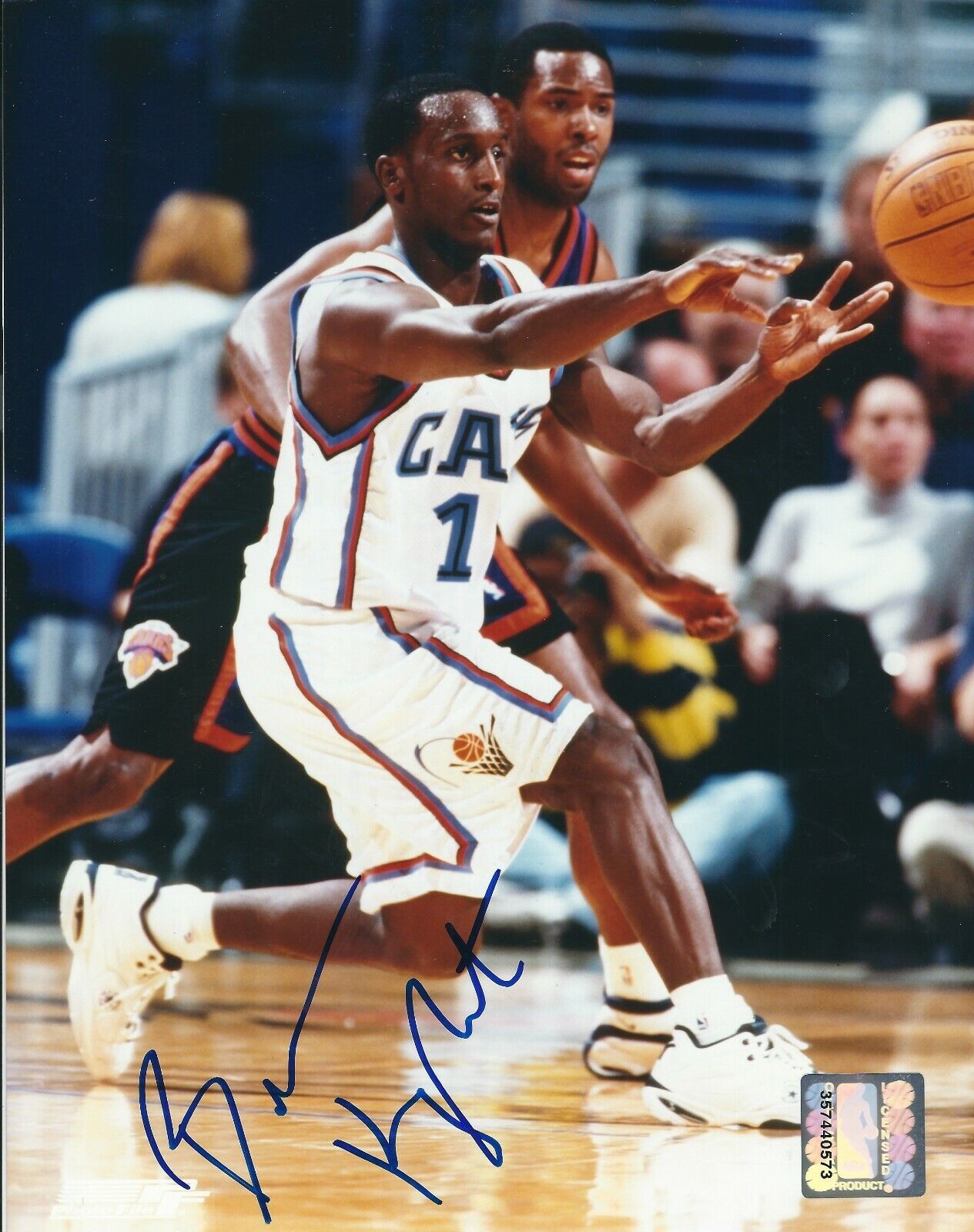 Autographed Brevin Knight Cleveland Cavaliers Basketball 8x10 Photo Poster painting w/COA