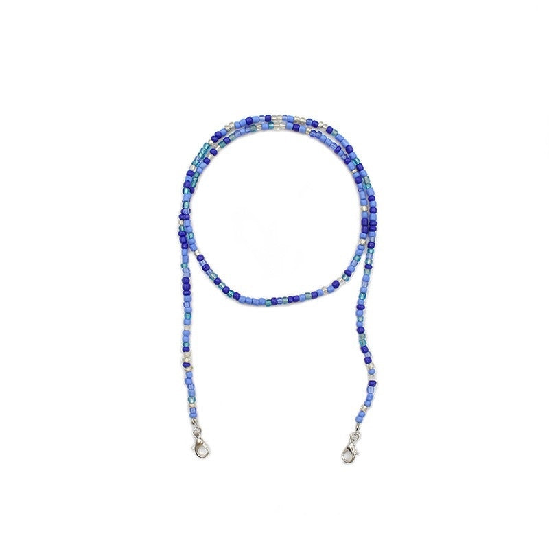 Casual Minimalist Geometric Crystal Unisex Glasses Chain