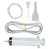 5pcs Fridge Dredging Kit Hose Reusable Fridge Drain Hole Dredging Remover Shovel