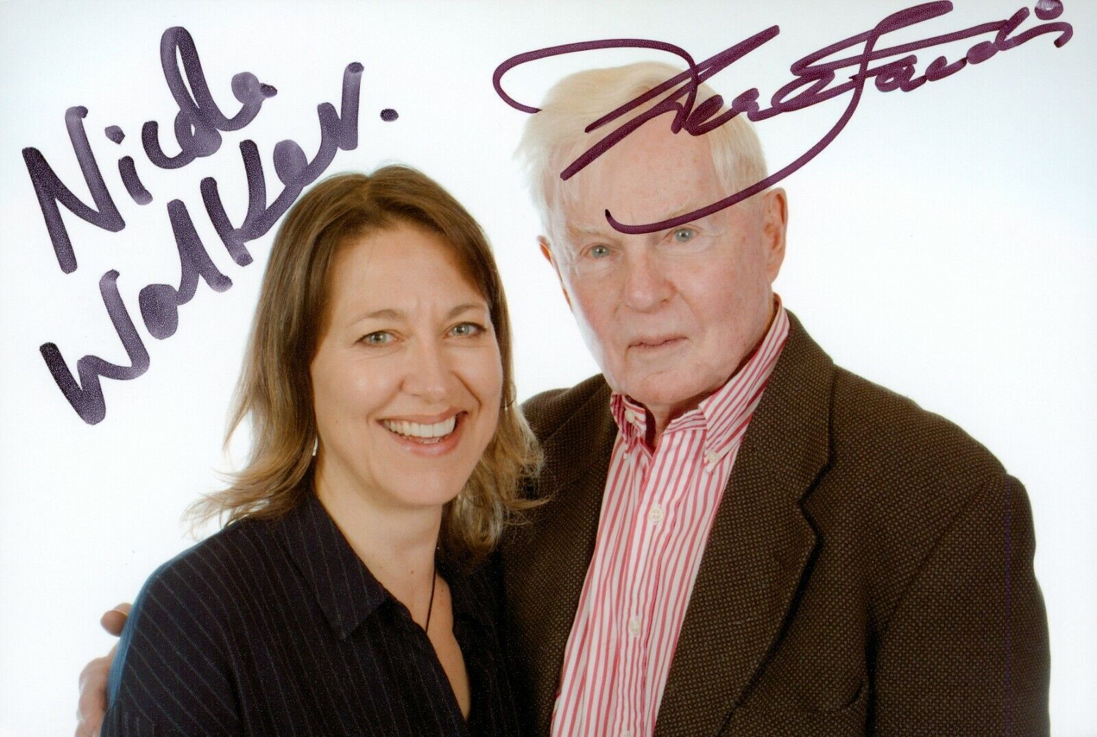 Nicola Walker Derek Jacobi Signed 6x4 Photo Poster painting Last Tango in Halifax Autograph +COA