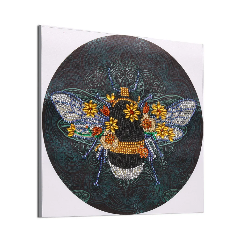 Diamond Painting - Special Shaped Drill - Bee(30*30cm)