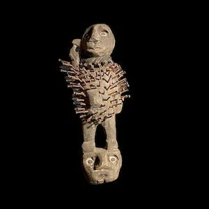 pornhint Pornhint Vintage Hand African African Nkisi-nkondi Power Figure Nail Fetish Congo art sculpture Tribal Art Wooden Carved statue tribal wood-8426